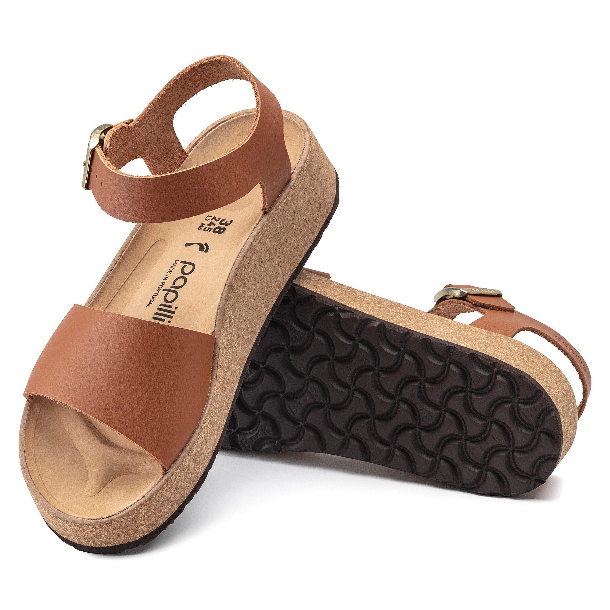 Birkenstock Glenda Cuero Natural Ginger Brown - ECRU