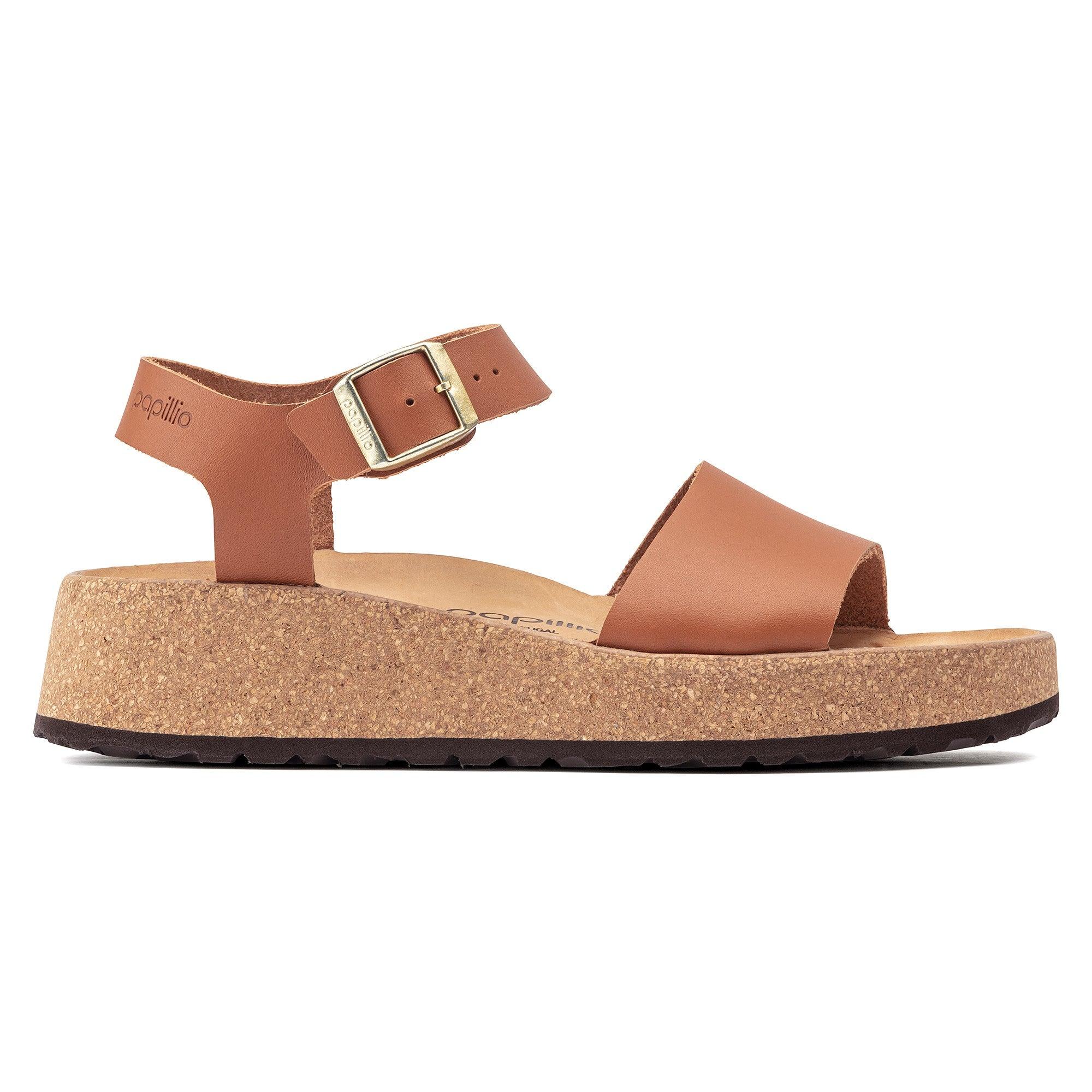 Birkenstock Glenda Cuero Natural Ginger Brown - ECRU