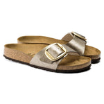 Birkenstock Madrid Big Buckle Birko-Flor Graceful Taupe - ECRU