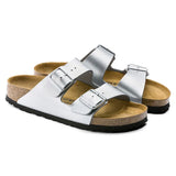 Birkenstock Arizona Birko-Flor Silver