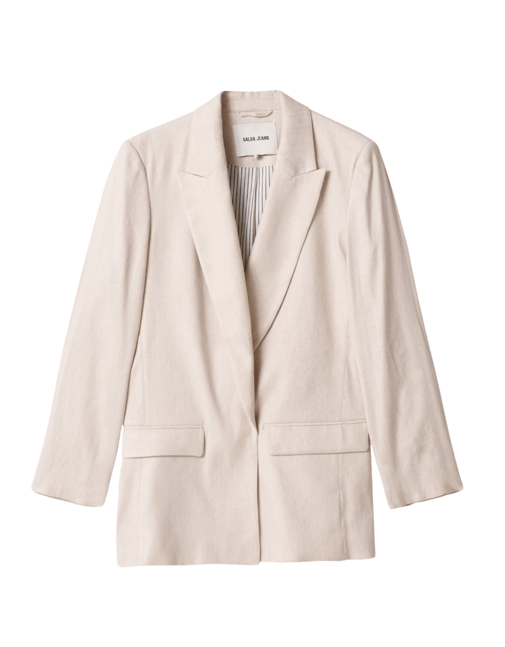 Blazer de lino Salsa Jeans - ECRU