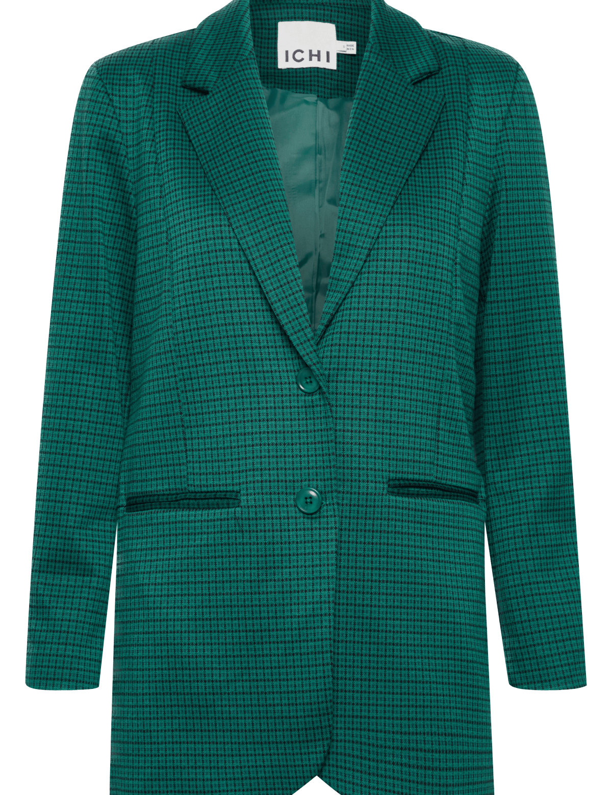 Blazer ICHI Kate Oversize Cameleon Cadmium Green - ECRU