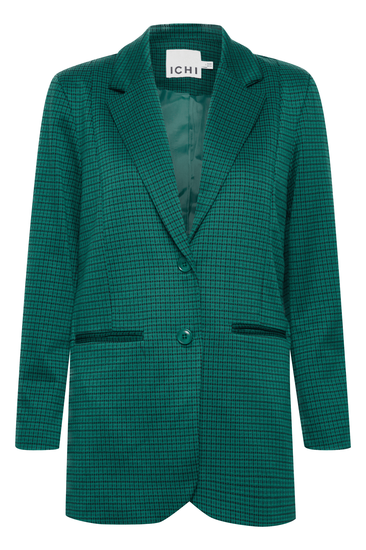 Blazer ICHI Kate Oversize Cameleon Cadmium Green - ECRU