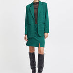 Blazer ICHI Kate Oversize Cameleon Cadmium Green - ECRU