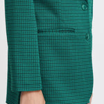 Blazer ICHI Kate Oversize Cameleon Cadmium Green - ECRU