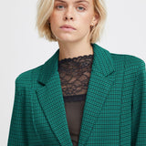 Blazer ICHI Kate Oversize Cameleon Cadmium Green - ECRU