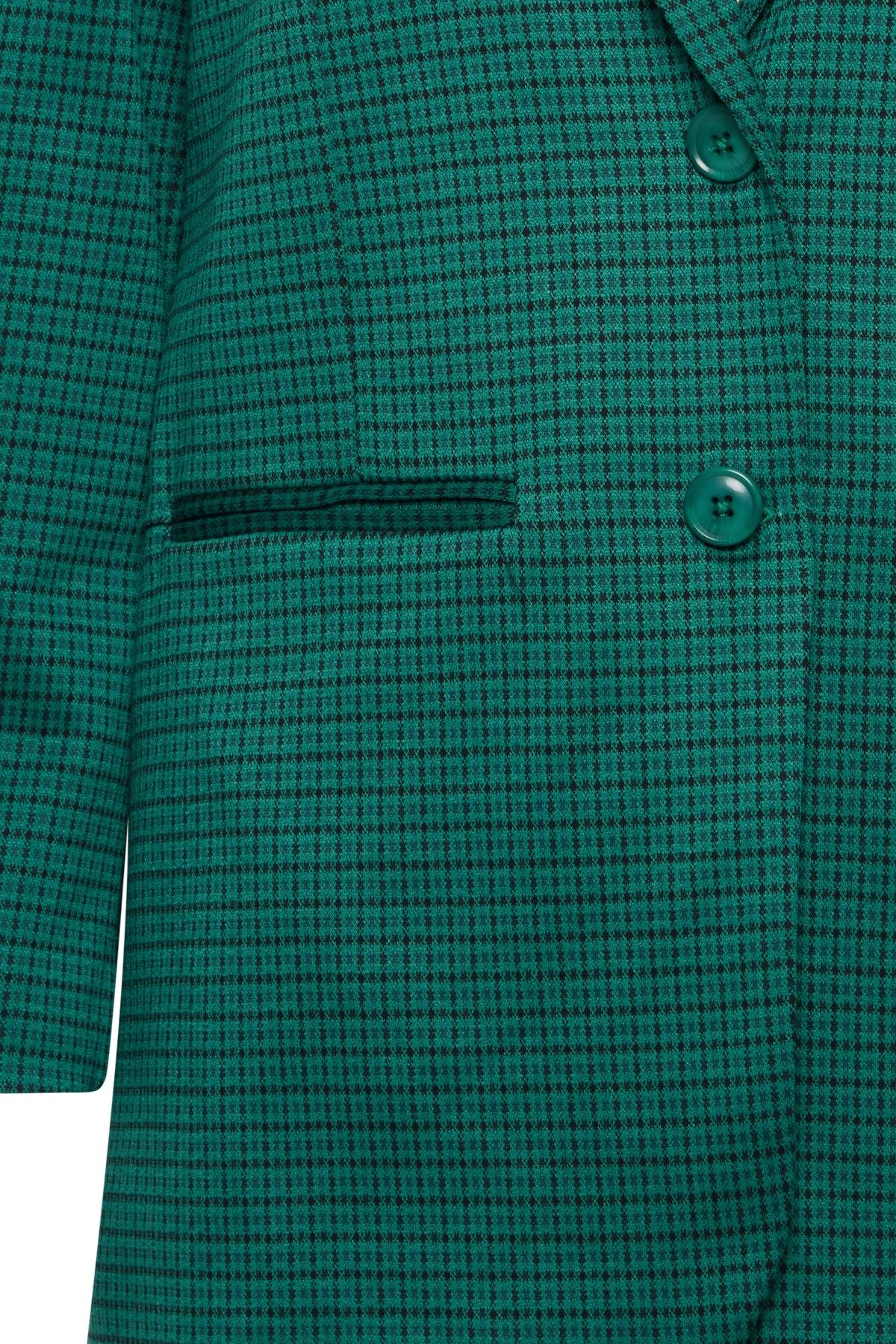 Blazer ICHI Kate Oversize Cameleon Cadmium Green - ECRU