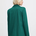 Blazer ICHI Kate Oversize Cameleon Cadmium Green - ECRU