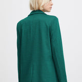 Blazer ICHI Kate Oversize Cameleon Cadmium Green - ECRU