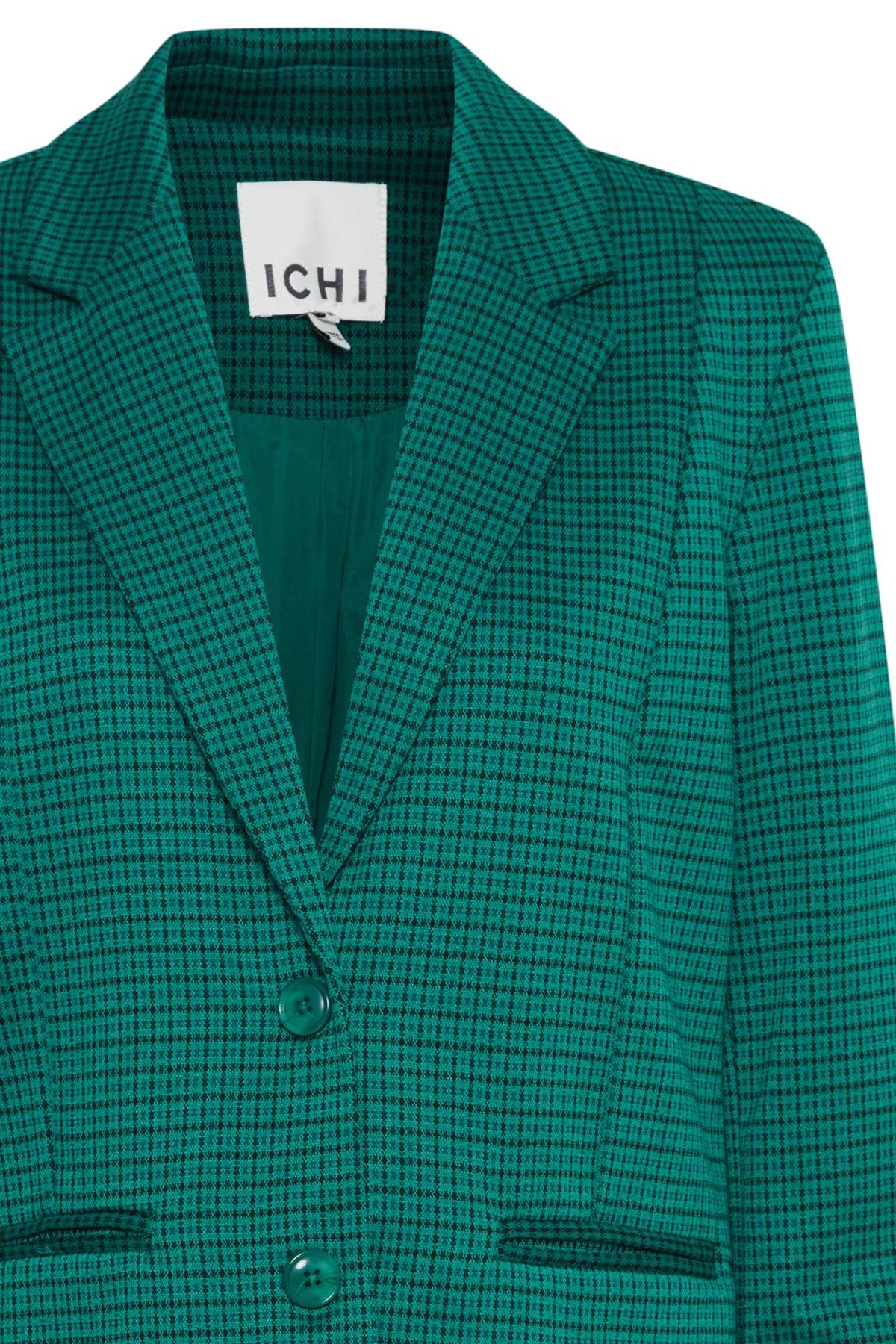 Blazer ICHI Kate Oversize Cameleon Cadmium Green - ECRU