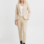 Blazer ICHI Kate Pique Doeskin - ECRU