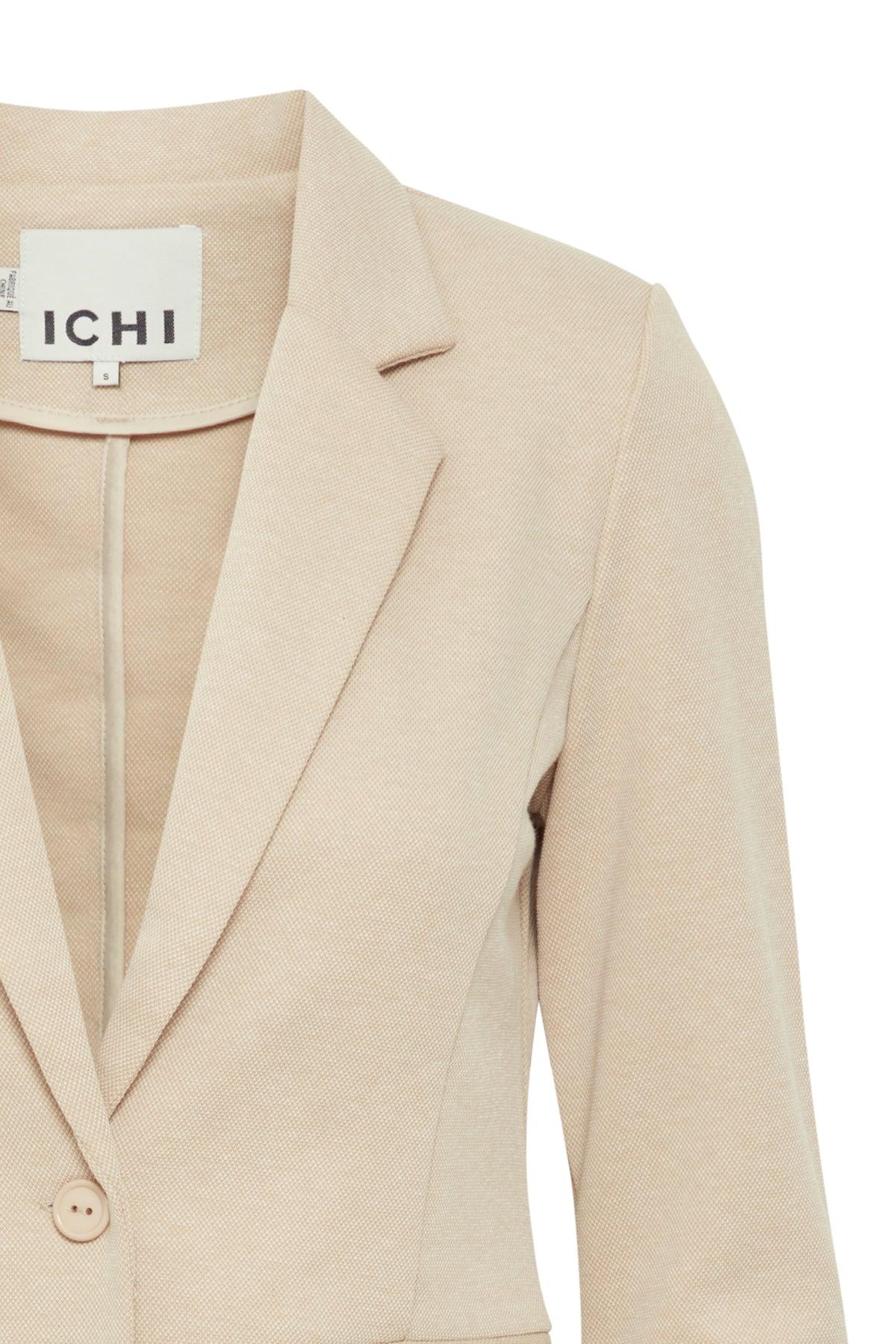 Blazer ICHI Kate Pique Doeskin - ECRU