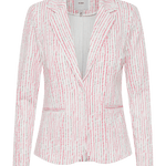 Blazer ICHI Kate Print Cloud Dancer - ECRU