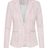 Blazer ICHI Kate Print Cloud Dancer - ECRU