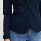 Blazer ICHI Kate Print Dot Total Eclipse - ECRU