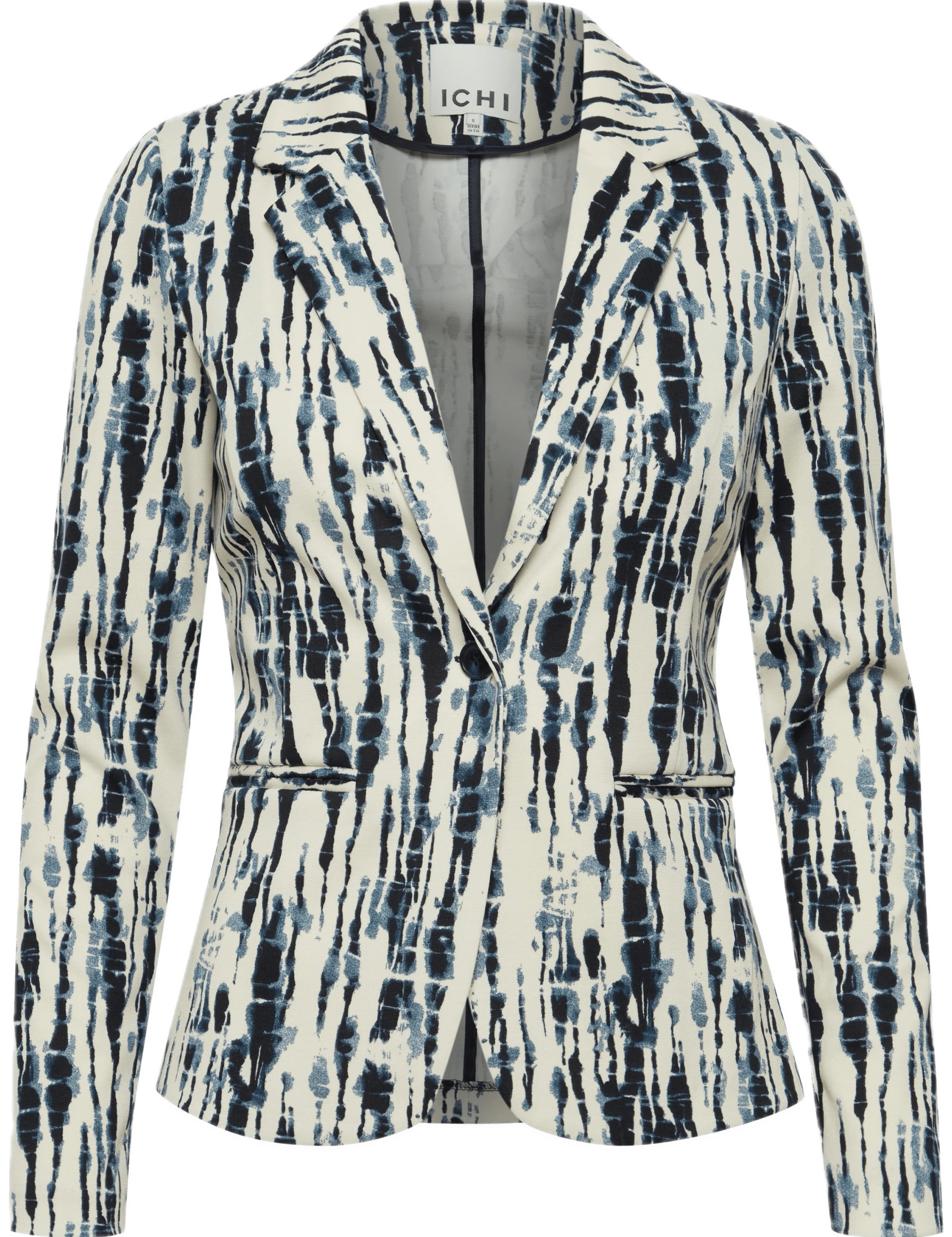 Blazer ICHI Kate Total Eclipse Tie Dye - ECRU