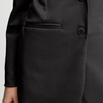 Blazer ICHI Oversize Kate Black - ECRU