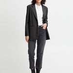 Blazer ICHI Oversize Kate Black - ECRU