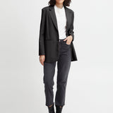 Blazer ICHI Oversize Kate Black - ECRU