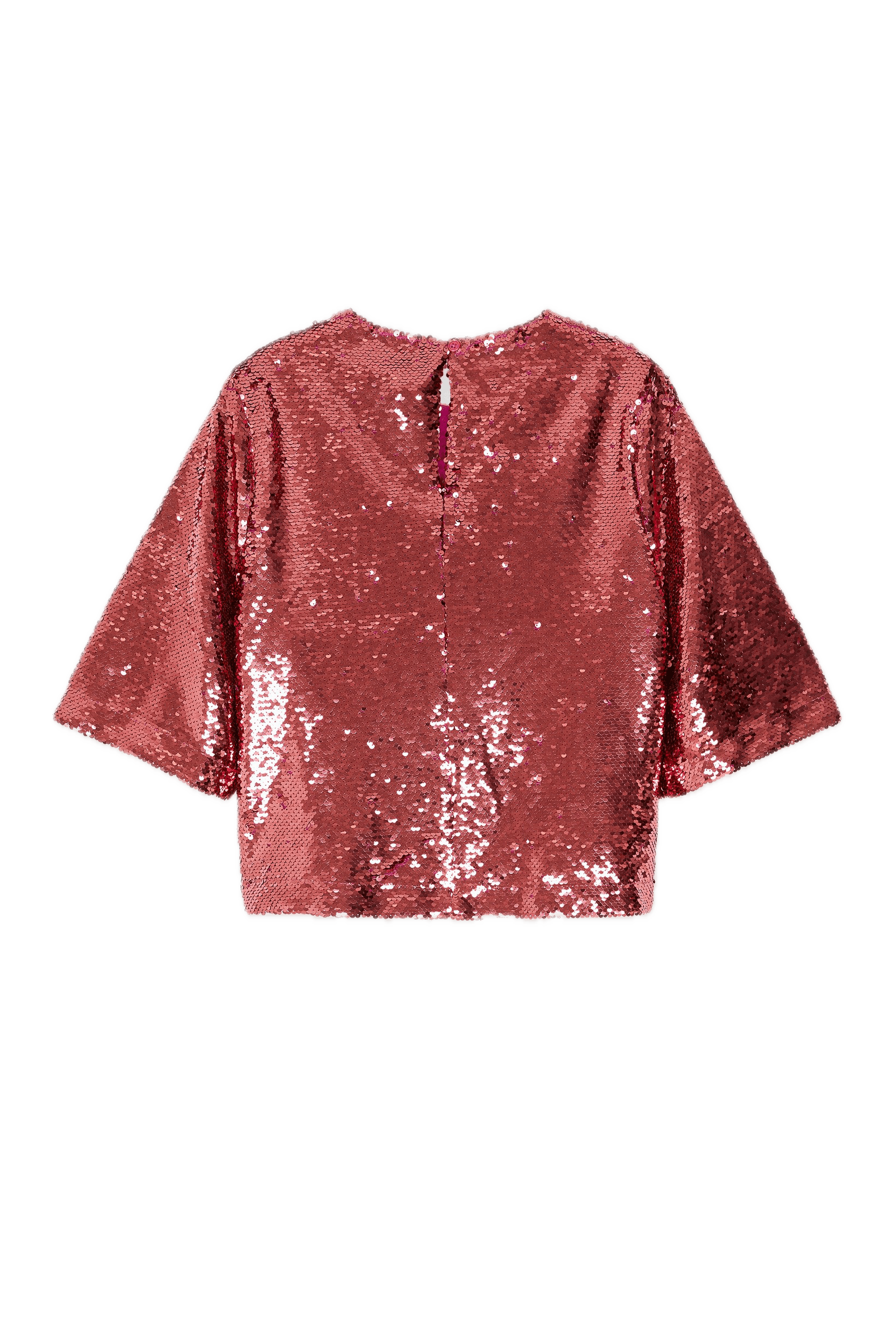 Blusa CKS Tiria Dark Pink - ECRU