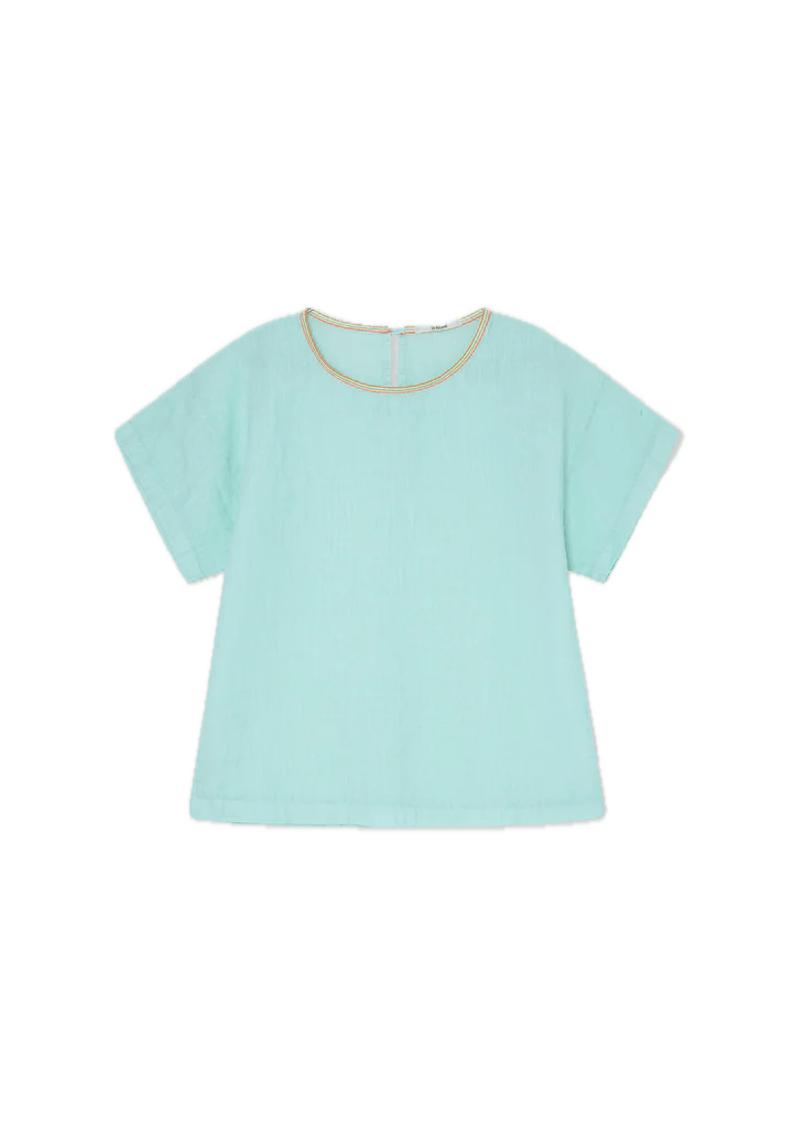 Blusa Dr Bloom Flake Lino Agua - ECRU