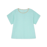 Blusa Dr Bloom Flake Lino Agua - ECRU