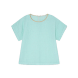 Blusa Dr Bloom Flake Lino Agua - ECRU