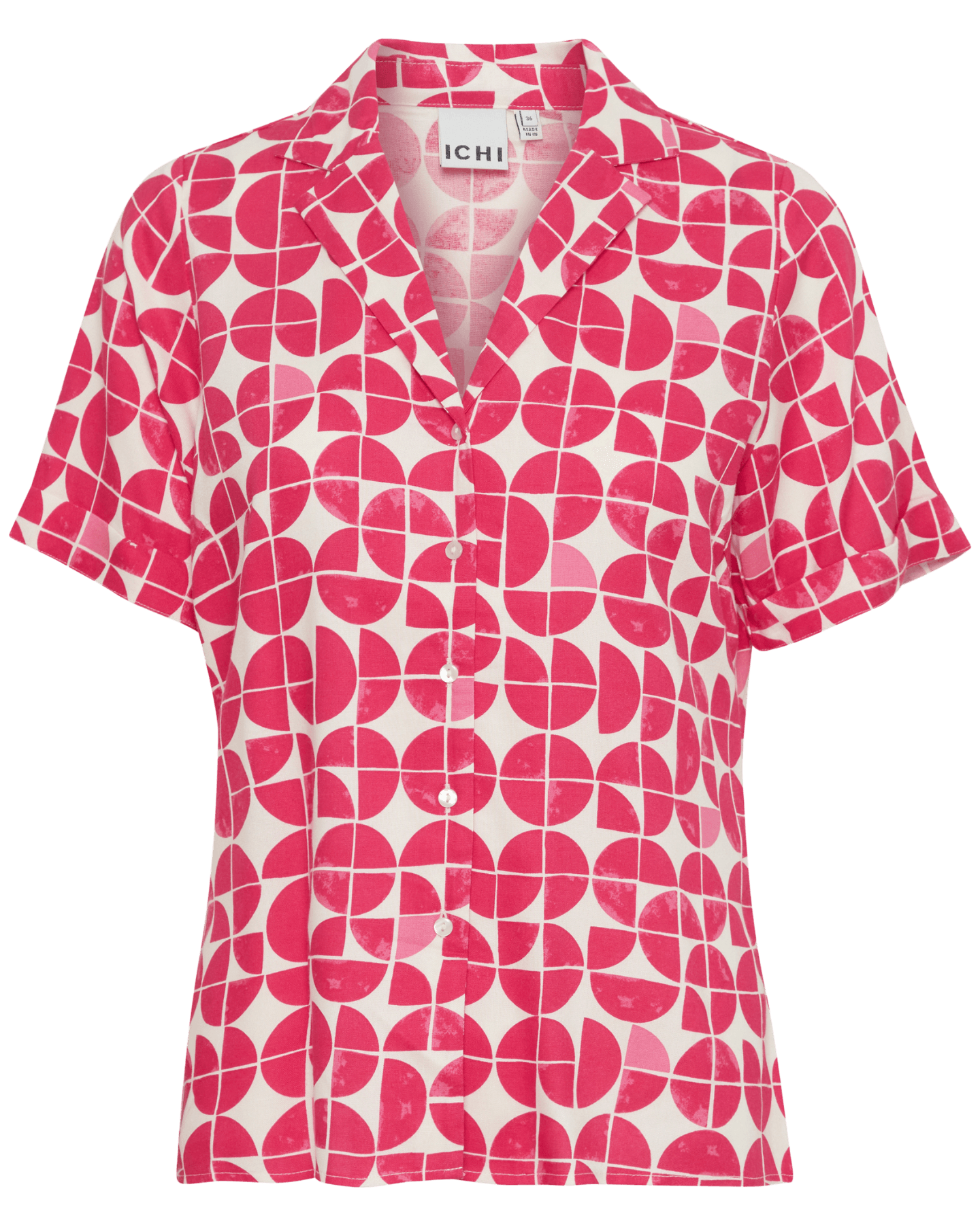 Blusa ICHI Nasreen Love Potion - ECRU