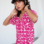 Blusa ICHI Nasreen Love Potion - ECRU