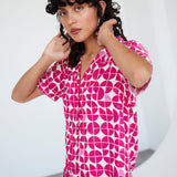 Blusa ICHI Nasreen Love Potion - ECRU