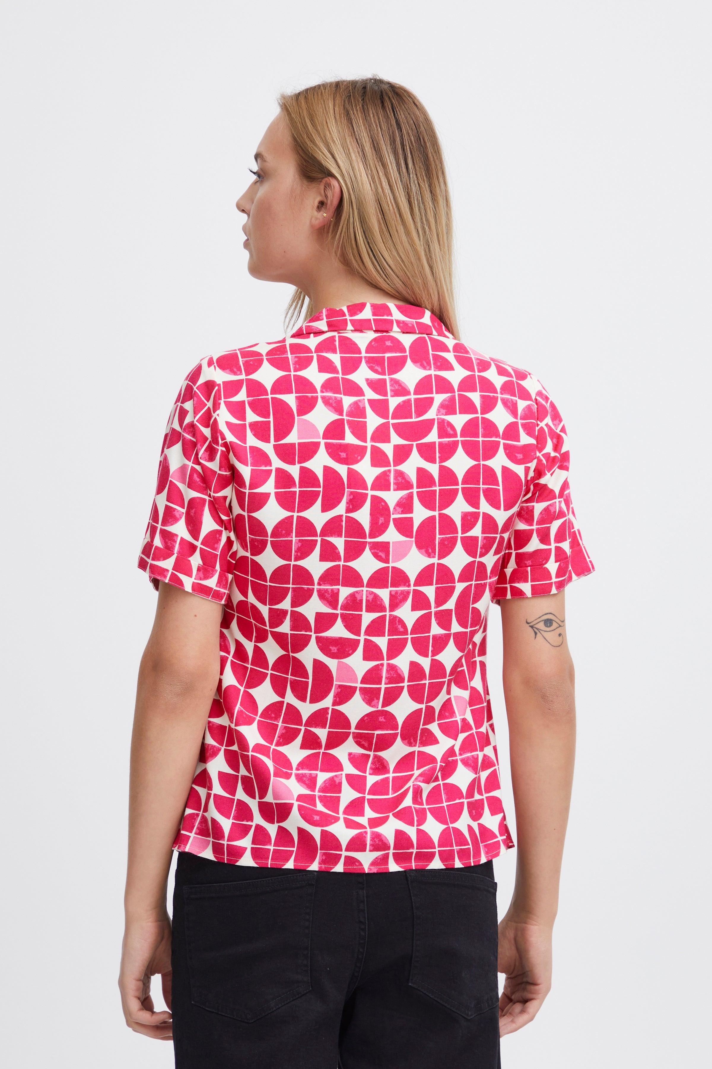 Blusa ICHI Nasreen Love Potion - ECRU