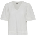 Blusa ICHI Talmar Cloud Dancer - ECRU