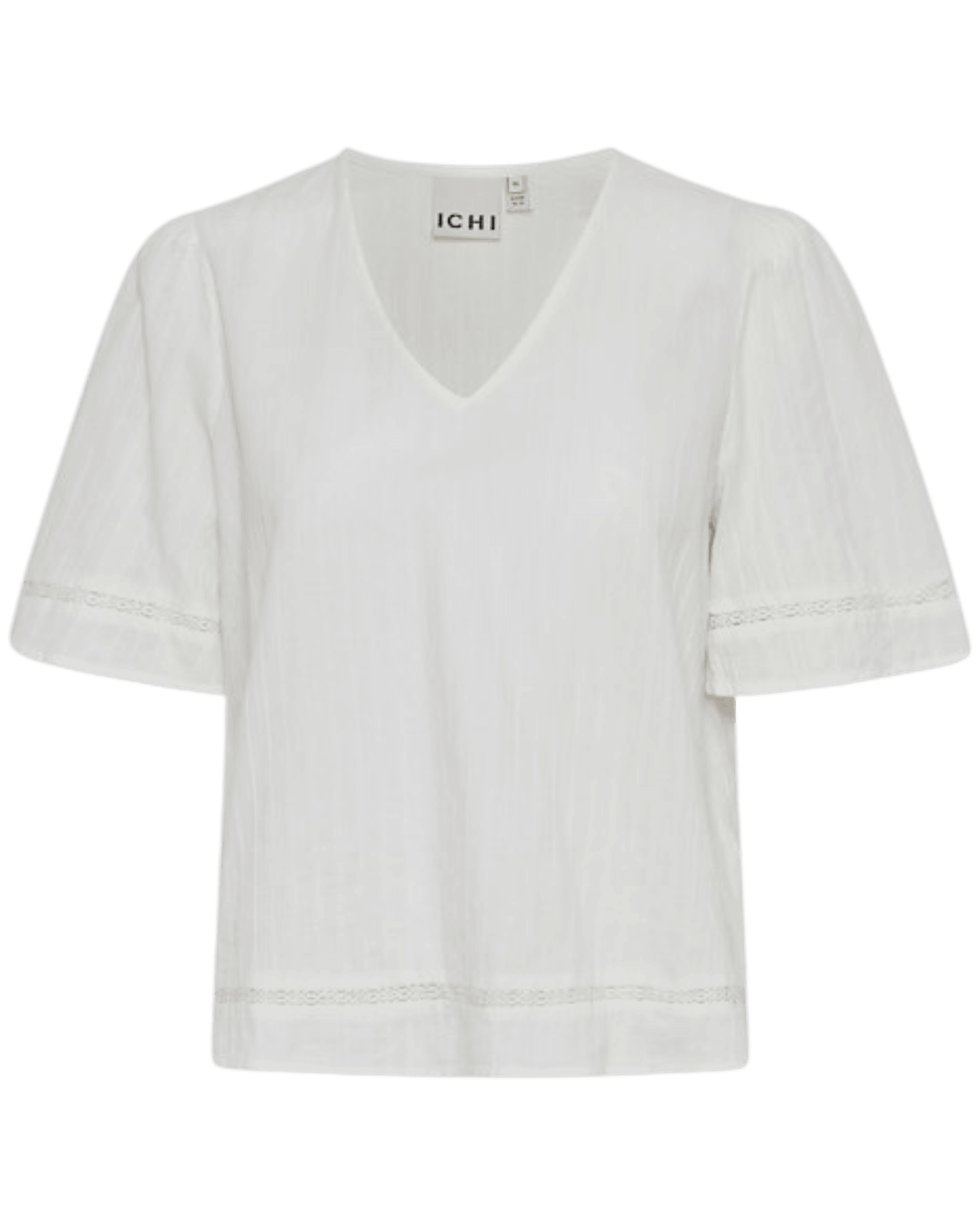 Blusa ICHI Talmar Cloud Dancer - ECRU