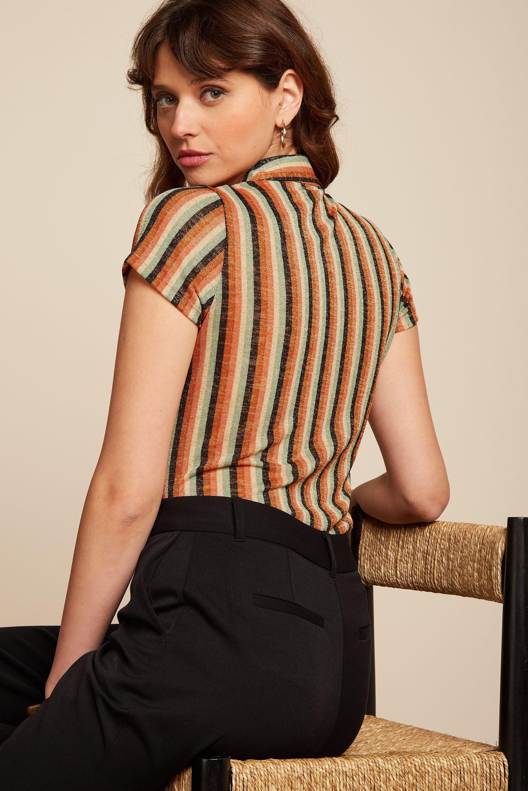 Blusa King Louie Piso Stripe - ECRU