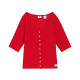 Blusa Levi's® Dry Goods Waffle Button-Up - ECRU