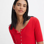 Blusa Levi's® Dry Goods Waffle Button-Up - ECRU