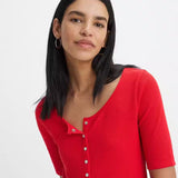 Blusa Levi's® Dry Goods Waffle Button-Up - ECRU