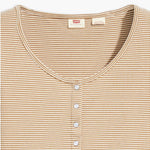 Blusa Levi's® Dry Goods Waffle Button-Up - ECRU