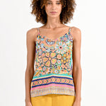 Blusa Molly Bracken Estampada de asillas - ECRU