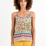 Blusa Molly Bracken Estampada de asillas - ECRU