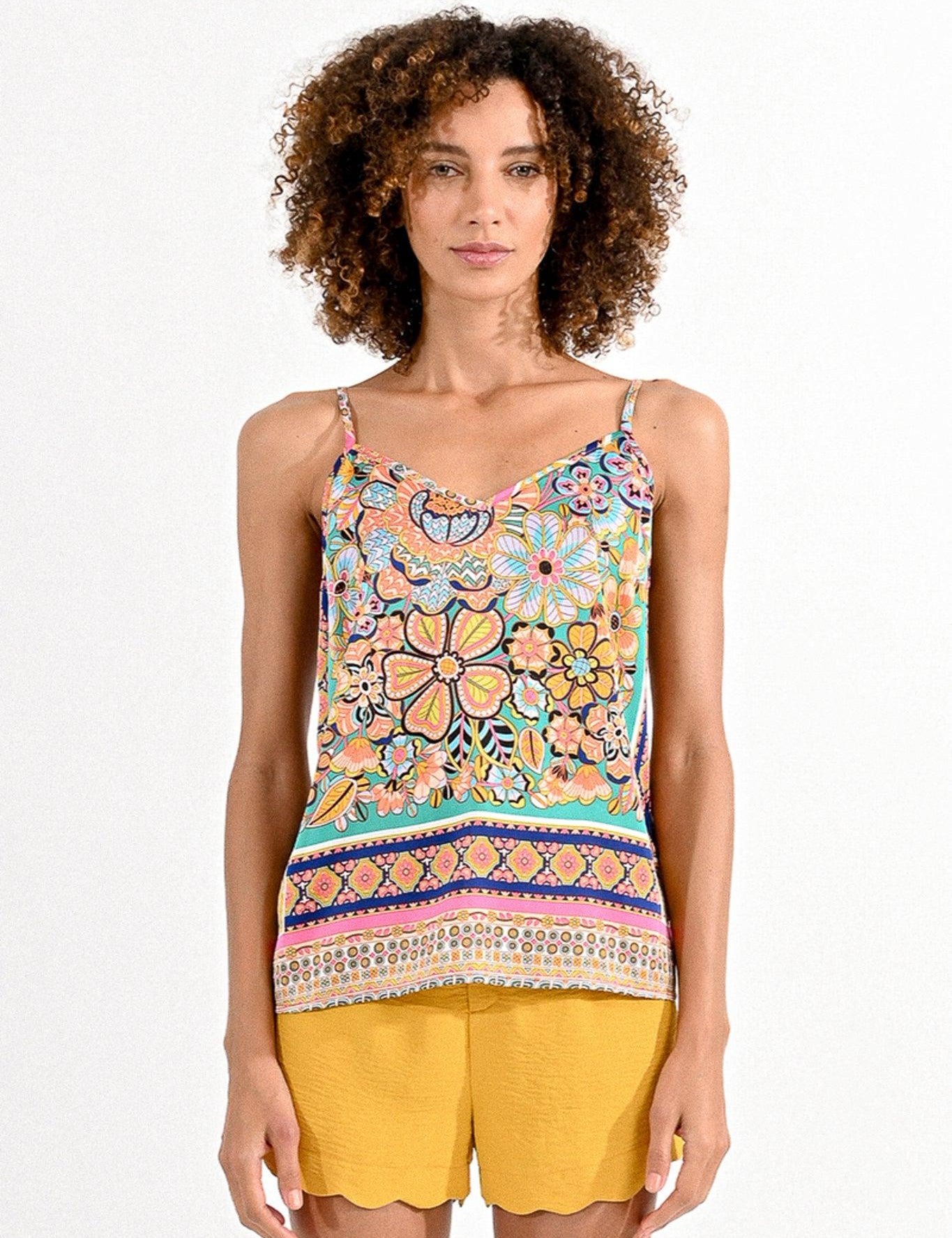 Blusa Molly Bracken Estampada de asillas - ECRU