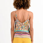 Blusa Molly Bracken Estampada de asillas - ECRU