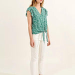 Blusa Molly Bracken Green Diane - ECRU