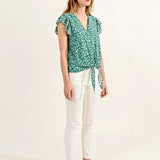 Blusa Molly Bracken Green Diane - ECRU