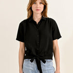 Blusa Molly Bracken Negra - ECRU