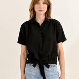 Blusa Molly Bracken Negra - ECRU