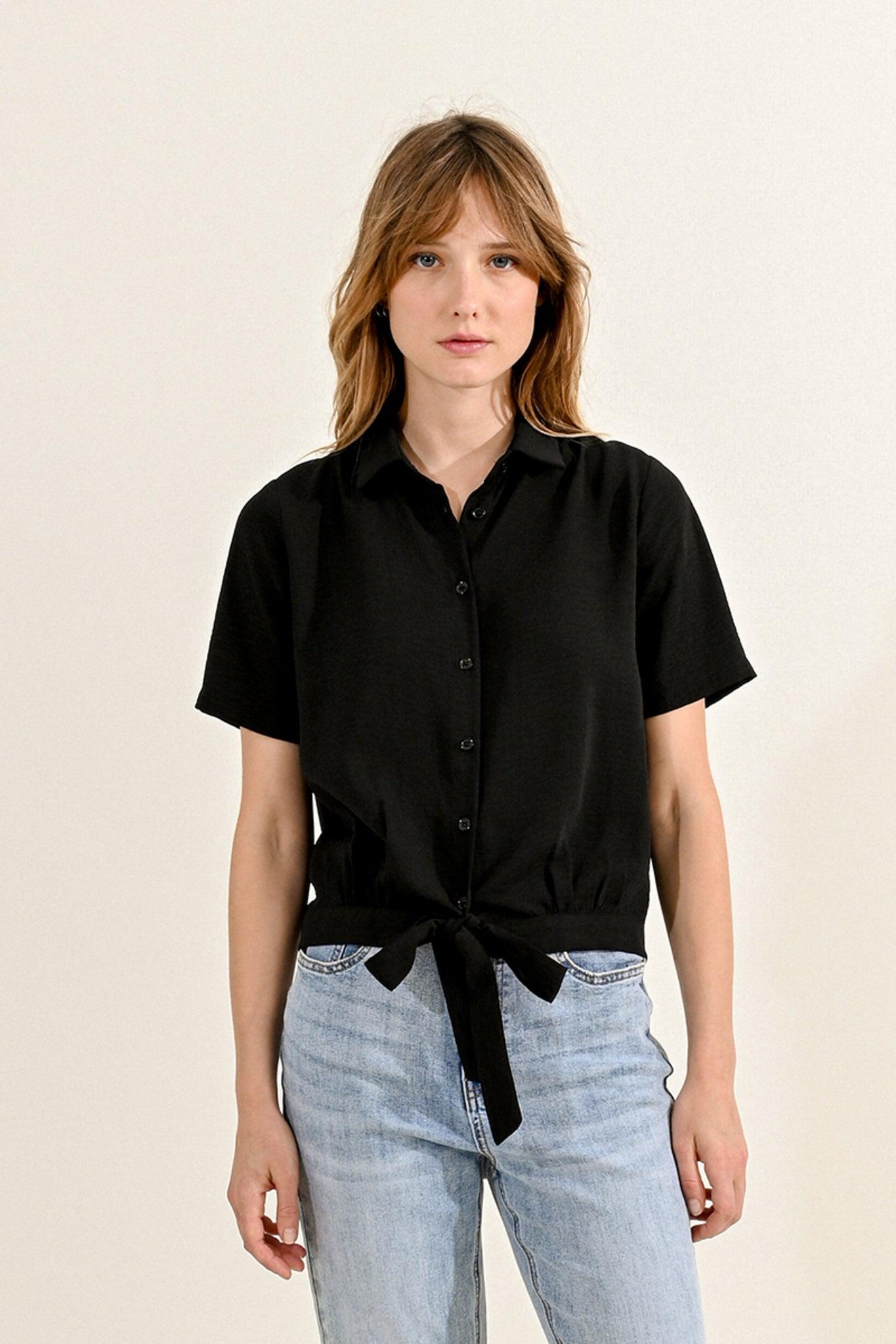 Blusa Molly Bracken Negra - ECRU