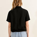 Blusa Molly Bracken Negra - ECRU