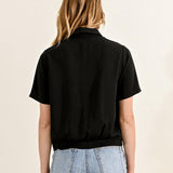 Blusa Molly Bracken Negra - ECRU