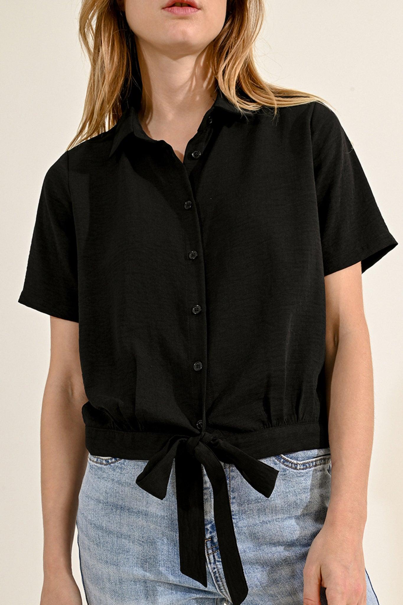 Blusa Molly Bracken Negra - ECRU